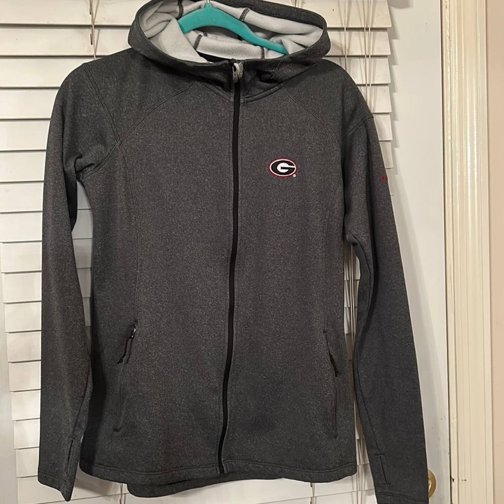 Columbia Hooded Grey Jacket UGA